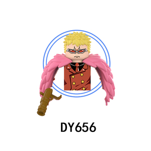 <span class=keywords><strong>DY</strong></span> marka Anime Luffy Luffy hukuk Donquixote Doflamingo Nico Robin Mini eylem yapı taşı tuğla şekil plastik oyuncak birleştirin
