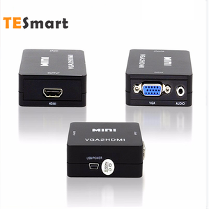 TESmart Factory <strong>L</strong>/<strong>R</strong> Analog Stereo Audio Mini 1080P <strong>Vga</strong> to <strong>hdmi</strong> Converter - Product Image 2