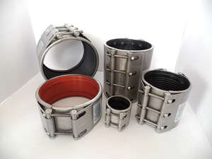 2021 Amazon Hot Sale Pipe Repair Coupling With Rubber Rubber Ring <strong>DN300</strong> 12inch Carbon Steel Coupling Repair Clamp for Ship - Product Image 4