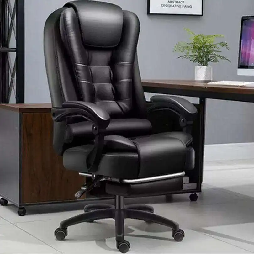 Rahat rahat döner döner yönetici yüksek koltuk sandalyeler Sillas De Oficina deri yönetici ofis koltuğu