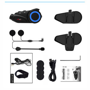 Maxto-sistema de intercomunicación M3 para motocicleta, grabadora de vídeo con BT, WIFI, emparejamiento Universal para casco completo/de media cara, DVR - Product Image 3