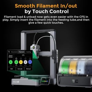 CFS, 500 mm/sn yüksek hızlı baskı, tam otomatik tesviye, otomatik Filament okuma ile merhaba Combo renkli 3D yazıcı - Product Image 4