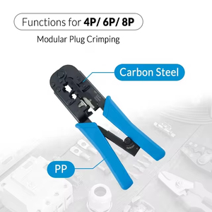 [Handy-Age]-Rj45, Rj11, Rj12 Hand-Crimp-Werkzeug Computer-Netzwerkwerkzeuge Kompression Crimp-Werkzeug