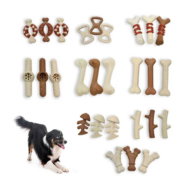 Sovan Atacado Design Pet nylon wishbone cão mastigar brinquedo opção durável e duradoura para mastigar cães limpando os dentes