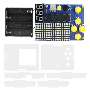 51マイクロコントローラーゲームコンソールTetris/Snakeドットマトリックスゲーム電子モジュールメーカーDIYキット - Product Image 5