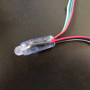 Magia 12V DC5V 12mm WS2811 forma rotonda diffusa sottile digitale RGB nodo Led Pixel stringa di natale - Product Image 2