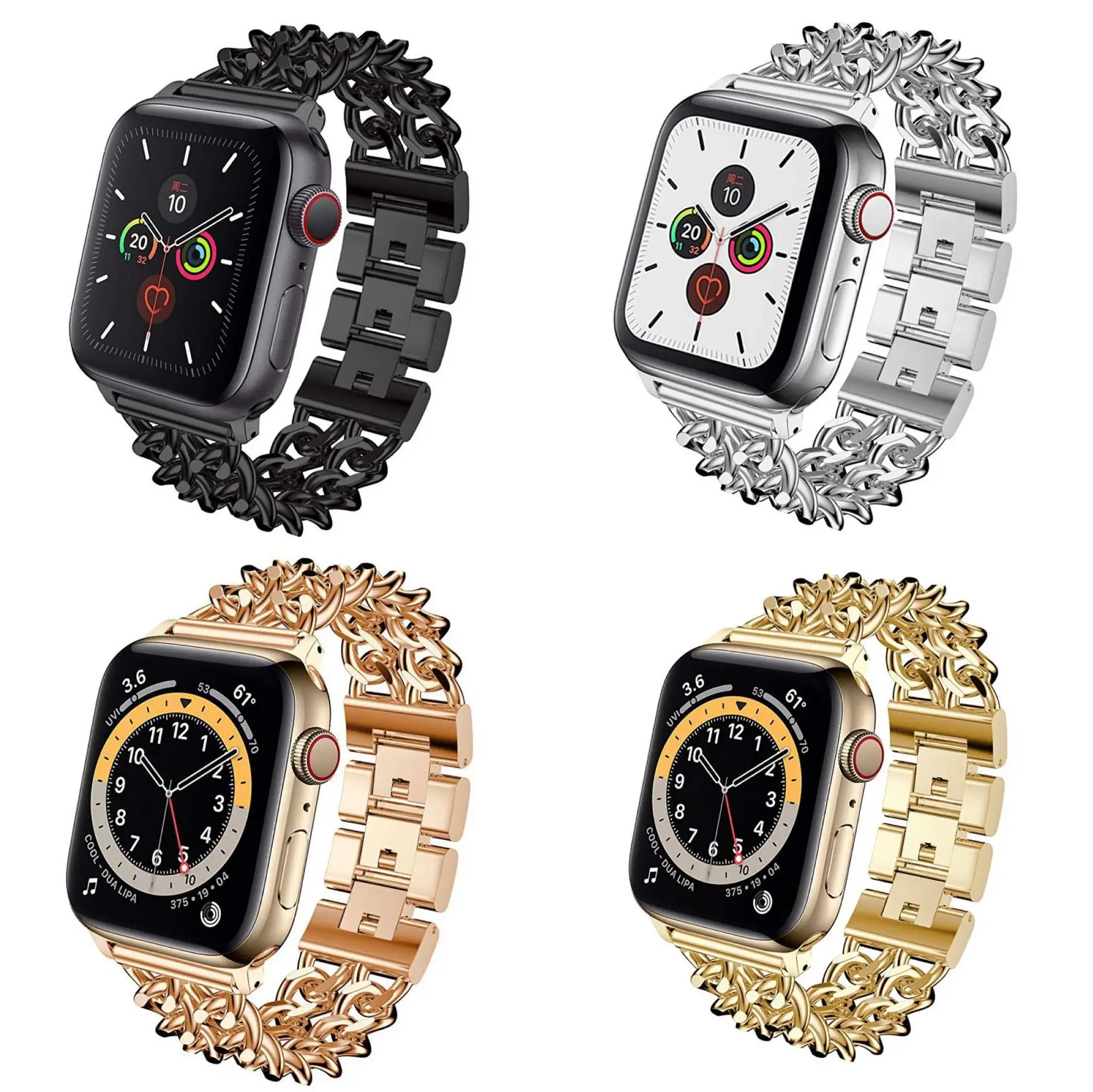 WT-086 smartwatch धातु कंगन स्टेनलेस स्टील का पट्टा घड़ी बैंड के लिए एप्पल iwatch श्रृंखला correas पैरा reloj
