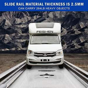 Sneida 32Inch Volledig Verlengde Q235 Koudgewalst Staal Heavy-Duty Lade <span class=keywords><strong>Slides</strong></span> Lock 53Mm Telescopische Kanaalglijbanen Voor Gereedschapskist Gym - Product Image 6