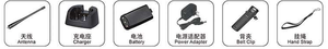 Erweitertes Hand funkgerät mit 99 Kanälen und Sprach aufforderung - Product Image 3
