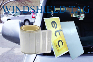 Пассивный UHF RFID Labal Tag дальнего действия, 860-960 мГц H9, наклейка, инвентарь для управления автомобилем, лобовое стекло - Product Image 3