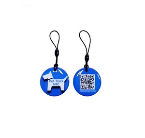 Código QR personalizado y URL programable epoxi NFC collar de identificación de mascotas código QR Etiqueta de Mascota para perros y gatos - Product Image 3