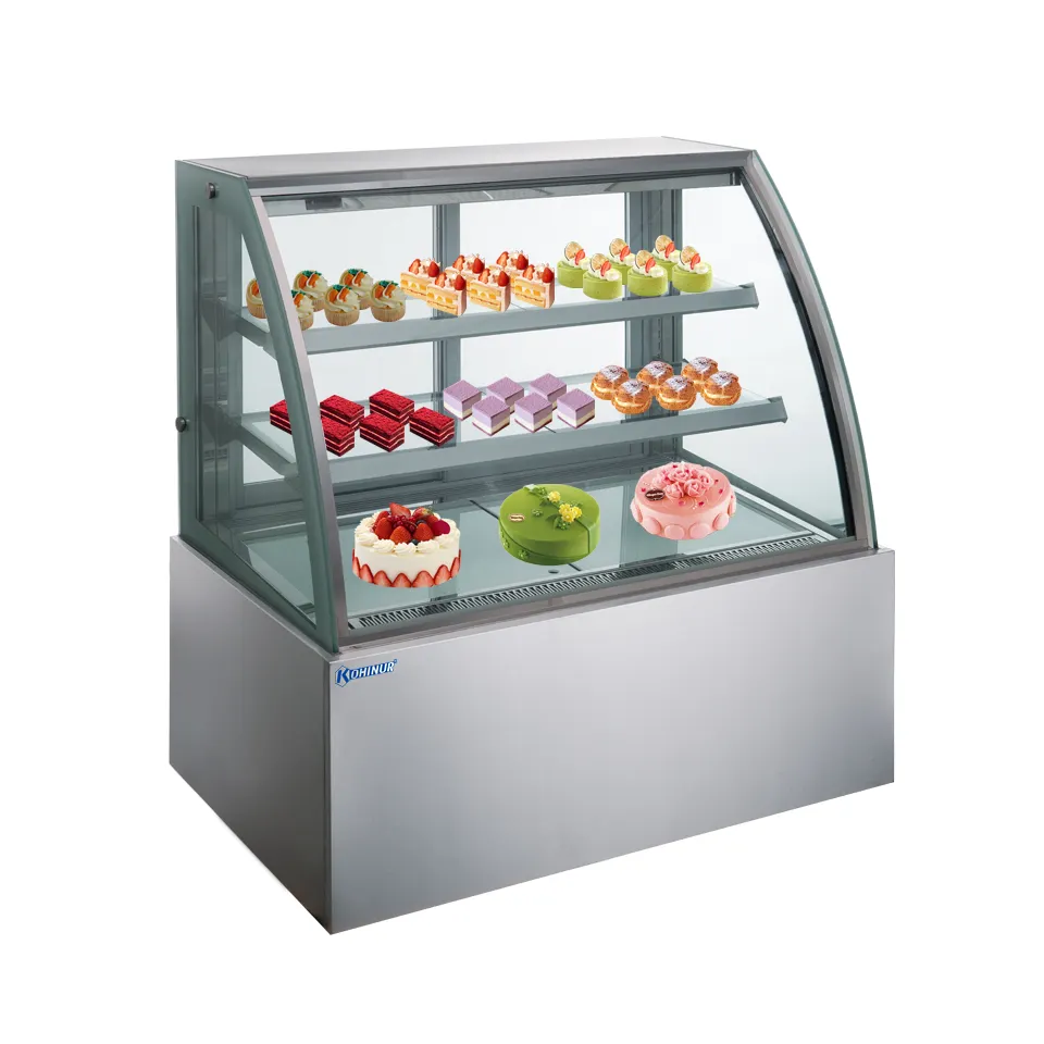 Belnor dingin display ukuran untuk kue tampilan kulkas kue konter