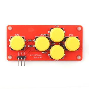 AD Analog klavye modülü Arduino DIY elektronik yapı taşları için 5 tuşları SMD paketlenmiş