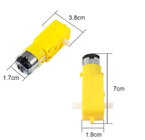 DC3-6V DC Motor gelb TT Motor mit Untersetzung kasten Doppel achse 1:48 für Spielzeug Arduino DIY Smart Auto Getriebe motor