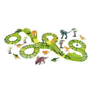 JXB Combining Develop <strong>Toy</strong> With Big Tree Little Dinosaur Electric Car Easy <strong>Installation</strong> Dinosaur Race Slot Car <strong>Toys</strong> for Children - Product Image 6
