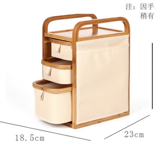 Three layers and three drawers