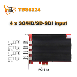 TBS6324 1080p @ 60fps 3G-SDI-Encoder-Modulator mit 4 Eingängen PCIe-Karte H.264 H.265 Hardware Encoding SDI-Video in IP-Streams konvertieren - Product Image 5