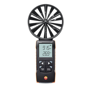 testo 417 Digital <strong>4</strong> Inch Vane Anemometer with App Connection for <strong>Test</strong> Instruments - Product Image 1