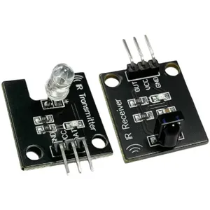 1 juego/lote 38KHz módulo transmisor infrarrojo IR módulo Sensor receptor infrarrojo Digital IR para Arduino bloque de construcción electrónico