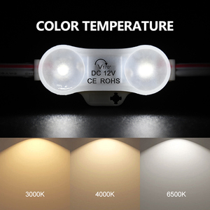 โมดูลไฟ LED แบบ SMD 2 LED 0.72W 2835ความสว่างสูงกลางแจ้งโมดูลไฟ LED แบบฉีด2835 SMD 2ดวงสำหรับป้ายโฆษณา - Product Image 4