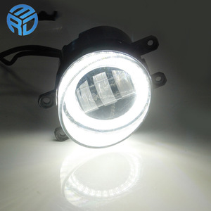 MRD fit Toyota Corolla Corolla Vios Highlander RAV4 Prado Yarisl Camry angle Verso için led sis lambası ile açı göz beyaz ve sarı