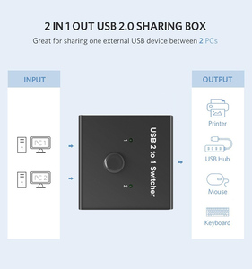 2 porte USB 3.0 interruttore di condivisione USB tastiera Mouse USB tastiera Scanner - Product Image 5