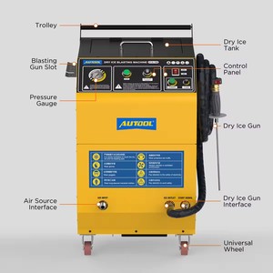 工厂autol HTS708 110V 220V脱碳干冰爆破汽车发动机碳清洗机清洁剂适用于所有汽车 - Product Image 5