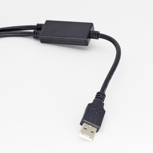 <strong>USB</strong> <strong>2.0</strong> Extension Cable <strong>USB</strong> 1 Male to 2 Female Cable Both Ports Support Data and Charge for Keyboard Mouse <strong>USB</strong> Flash Printer - Product Image 4