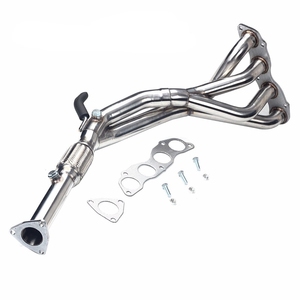 FOR SI 2.0L 4CYL K20 Z3 FG2 FD4 FD3 STAINLESS TRI-YEXHAUST <strong>HEADER</strong> DOWN PIPE - Product Image 1