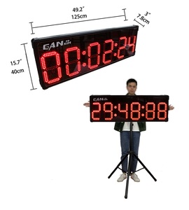Impermeabile grande orologio da corsa per sport all'aperto Multi-funzionale LED digitale Marathon Timer con opzioni di controllo remoto treppiede - Product Image 2