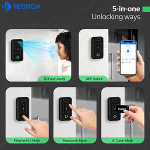 TTlock Door <strong>Access</strong> <strong>Control</strong> <strong>System</strong> Waterproof Nfc Rfid Face Id SDK Fingerprint Inrercom <strong>Automatic</strong> Gate Card <strong>Access</strong> <strong>Control</strong> - Product Image 2