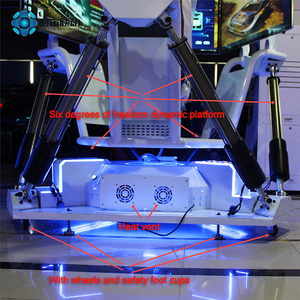 VR seis ejes tres Pantalla de carreras gran cuerpo sentido simulación pista coche simulación conducción arrastre carreras equipo de juegos - Product Image 4