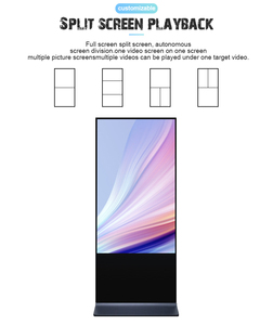QUNMAO nuova tendenza 55 pollici LCD piano verticale in piedi schermo pubblicitario digital signage e display Android player per brand ad - Product Image 3