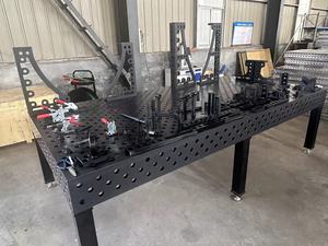 Plataforma DE TRABAJO serie 16/28 de acero mesa de soldadura flexible 3D con plantillas de soldadura para sistema de detección de tuberías industriales (brida) - Product Image 2