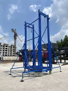 Elevador elétrico a uma altura de 4m andaime elétrico levantamento andaime totalmente automático portátil elevador elétrico