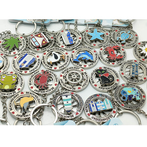 Factory Custom Logo Metal Russian <strong>Key</strong> Chain Keychain Spinner Moscow Souvenirs Russia Keychain - Product Image 3