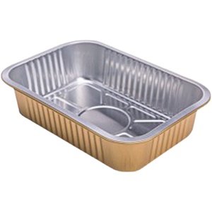 Factory Direct Gold rechteckiger Aluminium folien behälter mit verschiedenen Spezifikationen und Deckel - Product Image 6