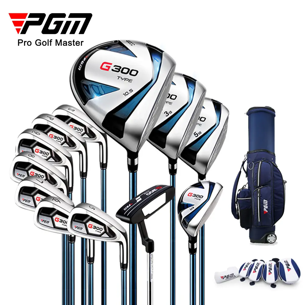 Pgm mtg025 conjuntos de clubes de golfe personalizados, conjunto completo masculino, mais novo clubes de golfe