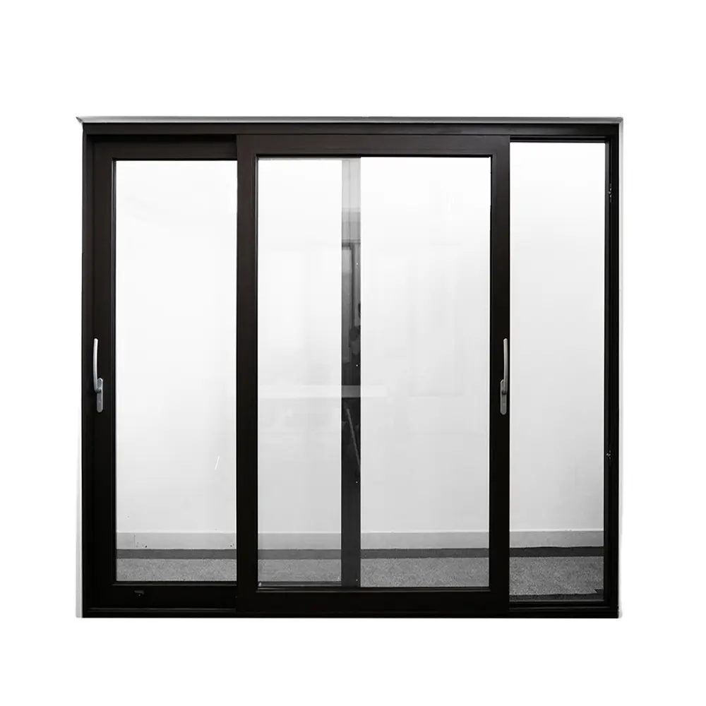 Manufacturing balcony big size door lift and slide customized size thermal break double glazed exterior sliding doors