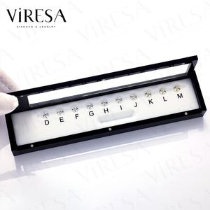 Kim Cương biểu đồ vòng cắt D để M màu sắc rõ ràng lớp biểu đồ Carat Trọng lượng kim cương lớp biểu đồ Selector hướng dẫn - Product Image 2