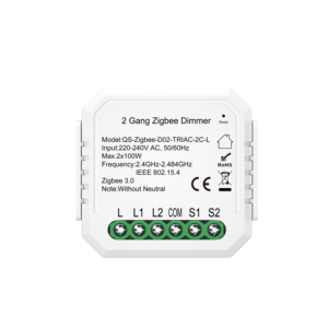 100-240 В 2 банды/канал Micro Tuya Smart Zigbee dimmer module не требуется нейтральный трейдер - Product Image 3