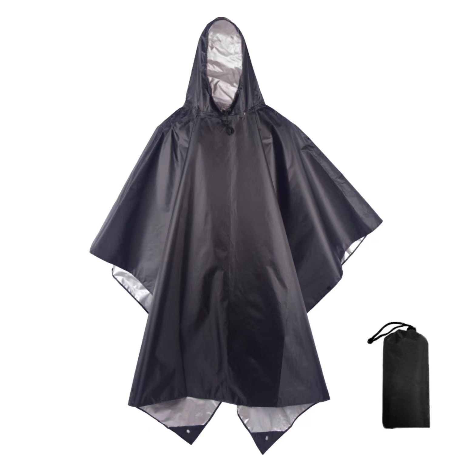 Polyester coated silver-Black