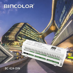コントローラデコーダRGB DMX 24CH DMX512 DIN RAIL DMX BC-624-DIN - Product Image 2