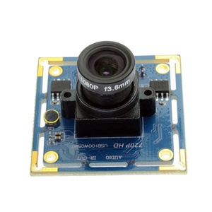 Cámara ELP de alta velocidad HD 30fps, compatible con grabación de audio CMOS, módulo de cámara USB de 1MP con micrófono