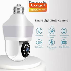 Sistema DE SEGURIDAD CCTV para el hogar de 3MP/5MP, cámara IP HD VR LED FishEye, Bombilla de 360 grados, cámara de visión nocturna IR, aplicación inteligente Tuya - Product Image 5