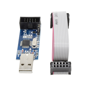 USBASP USBISP AVR Programcı 10Pin kablo USB ISS USB ASP ATMEGA8 ATMEGA128 ATtiny CAN PWM Desteği Win7 64 K 64 64Bit 3.3 V/5 V