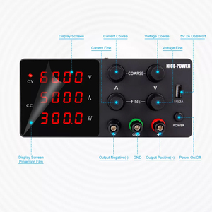 Variable Range 0~60V/0~5A <strong>Switch</strong> DC Power Supply with 4-Digits LED Displaying and 5V/2A USB <strong>Output</strong> Interface - Product Image 2