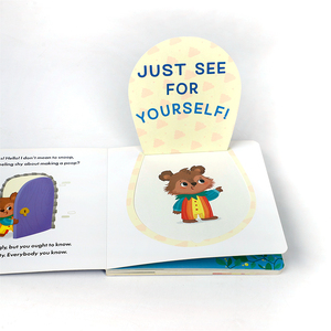 Peek a Poop 2-6 Years Old Children Baby Cognitive Magic World Rhyming Behavior <strong>Habit</strong> Cultivation Flip Cardboard <strong>Book</strong>