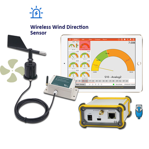 Smart <strong>Data</strong> <strong>Logger</strong> Alarm Home Security System Weather Stations Monitor Wireless Wind Direction Wind Speed Direction Meter - Product Image 1