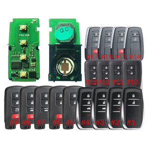 T-Oyota การเขียนโปรแกรมกุญแจรถยนต์ PCB สากลระยะไกล8A สนับสนุนการต่ออายุและเขียนใหม่จาก KH100 K518สำหรับ FT-P0020B อัพเกรดสมาร์ทคีย์ - Product Image 1